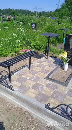 Установка памятников, благоустройство