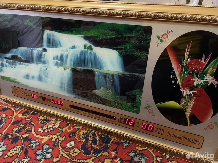 Электрическое панно с часами и со звуками