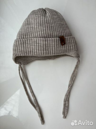 Детская зимняя утеплённая шапка размер 40-42 см