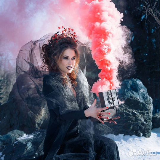 Дымовые шарики цветной дым Уфа (упак, 6шт)