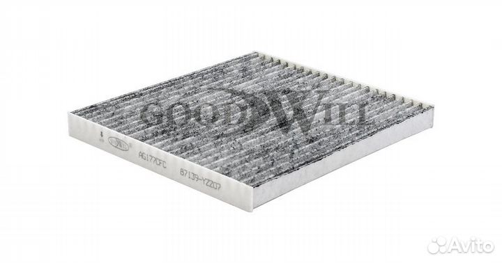 Фильтр салона toyota avensis II/corolla 02- угольн