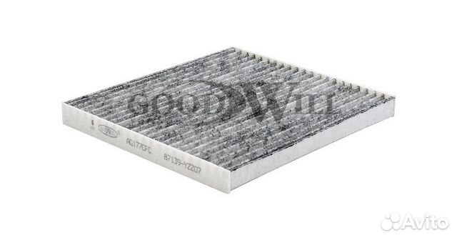 Фильтр салона toyota avensis II/corolla 02- угольн