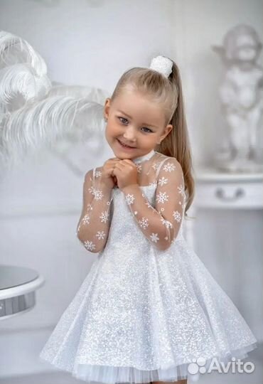 Платье Снежинка