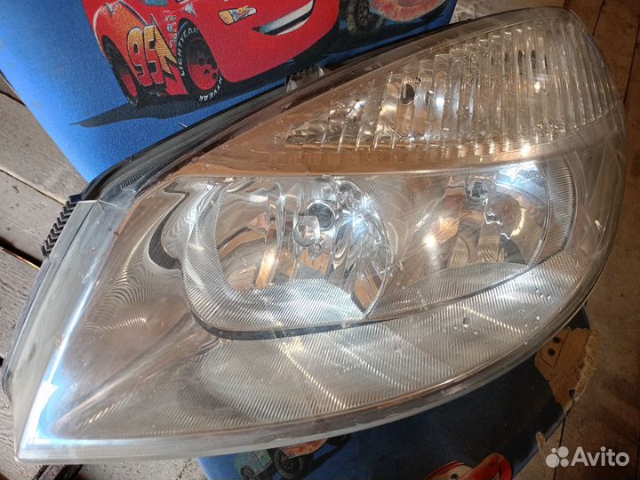 Фара передняя левая renault scenic