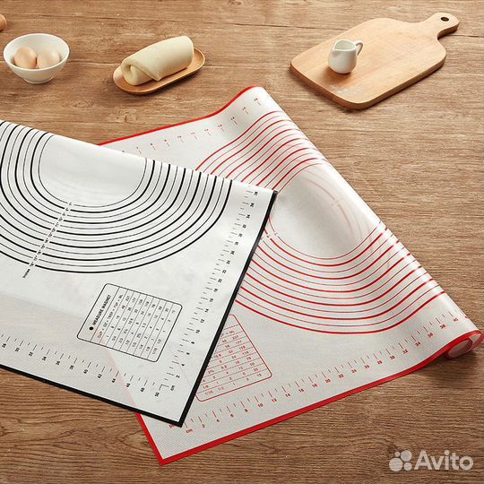 Силиконовый коврик для теста и выпечки