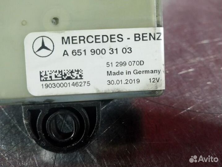 Реле свечей накала Mercedes Sprinter W907 OM651