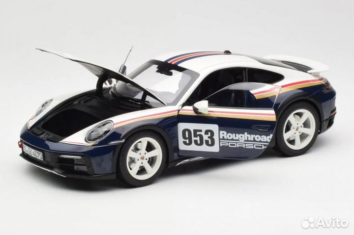 Porsche 911 992 Dakar Rough Roads Norev 1/18