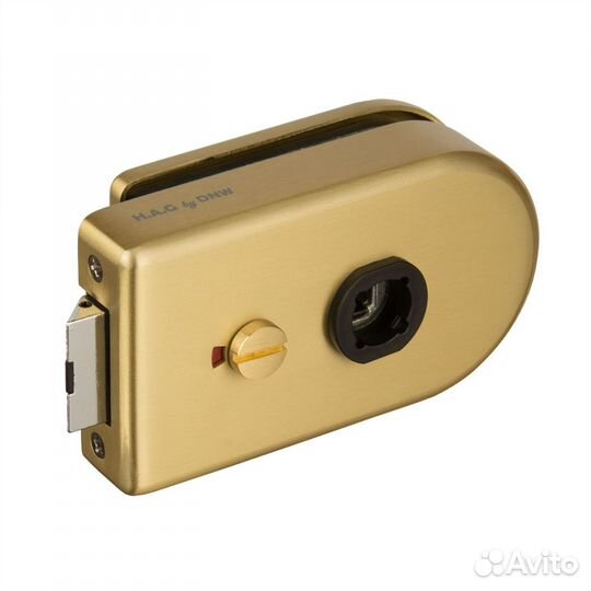 Замок c WC заверткой защелкой для стеклянной двери