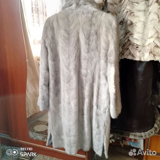 Шуба норковая + берет