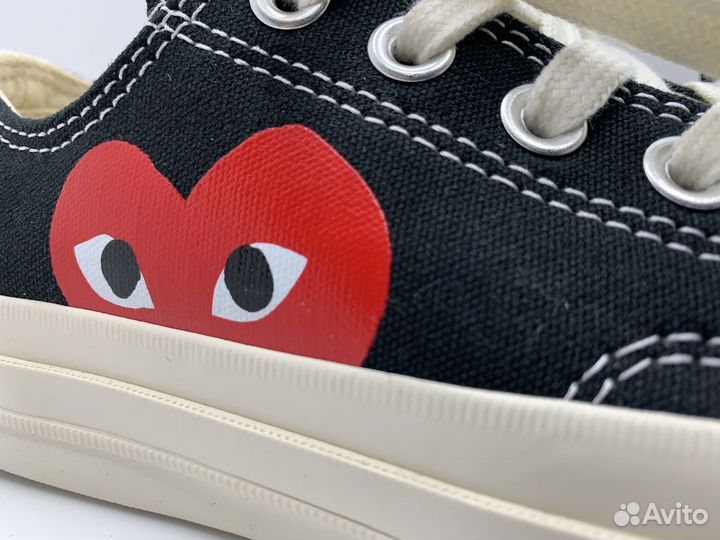 Converse comme des garcons чёрные