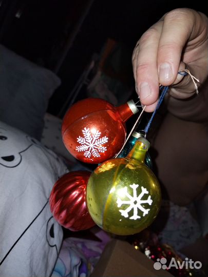 Дед мороз и снегурочка игрушки СССР