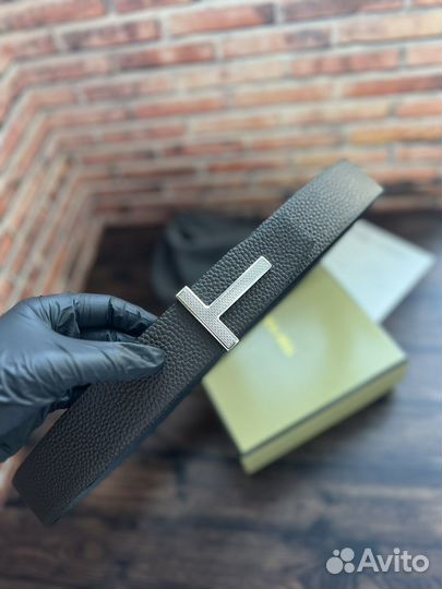 Мужской кожаный ремень Tom Ford