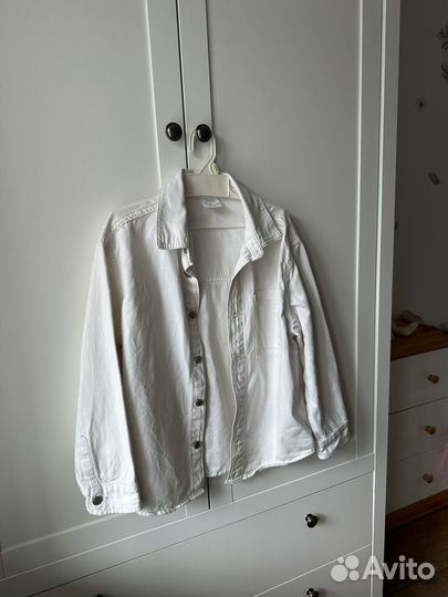 Джинсовая рубашка Zara 128