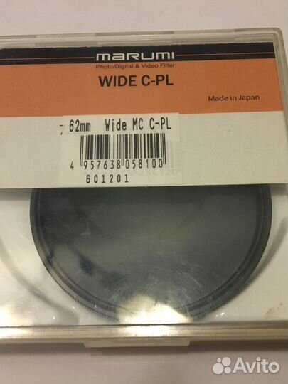 Фильтр поляризационный Marumi Wide MC C-PL 62мм