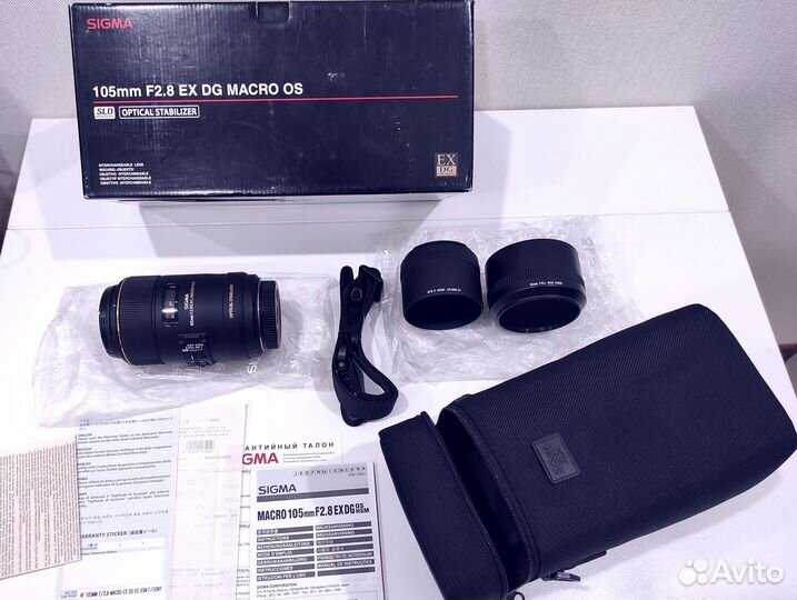 Sigma 105mm/2.8 DG macro OS HSM Canon новый