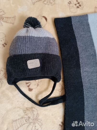 Зимний комплект (шапка+снуд)