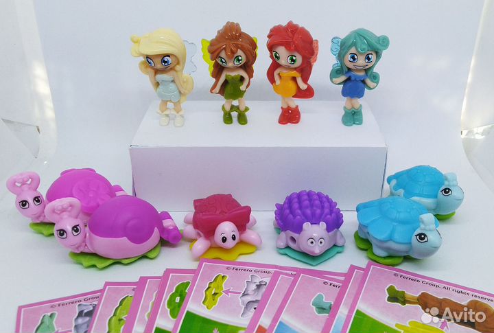 Серии киндер кошки на шопинге, феечки деревья и др