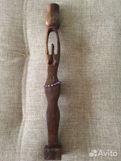 Африканская маска и статуэтка