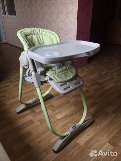 Стульчик для кормления chicco polly magic