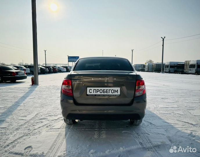 LADA Granta 1.6 AT, 2024, битый, 9 000 км