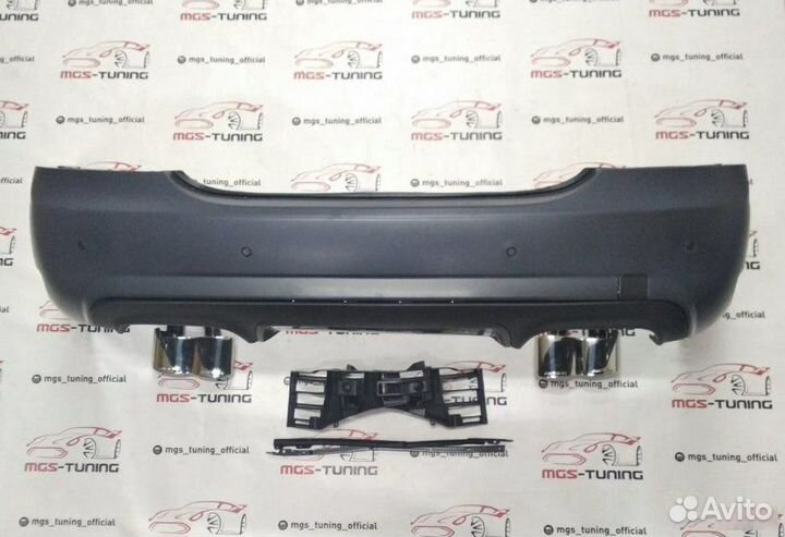 Бампер задний Mercedes s-class стиль S65 AMG w221