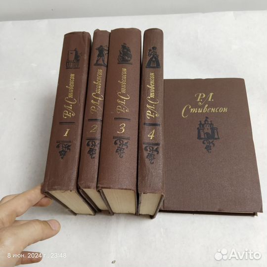 Книги Р.Л. Стивенсона (5 томов)
