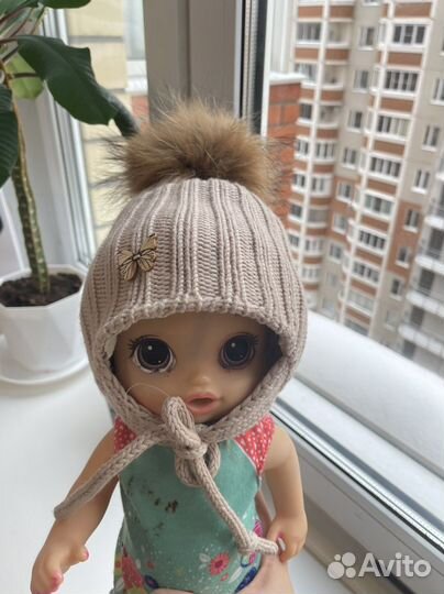 Шапка зимняя для девочки 48 50 46-48