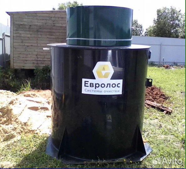 Септик без откачки от производителя + монтаж