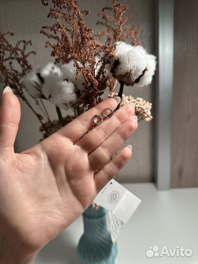 Серьги серебро 925