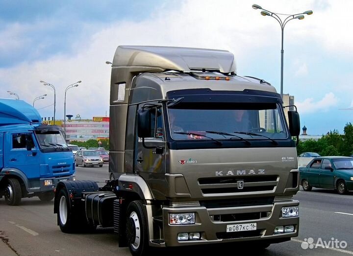 Диодные led линзы би лед 24В Камаз 5490, 5460