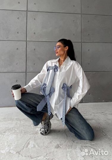 Рубашка с бантами