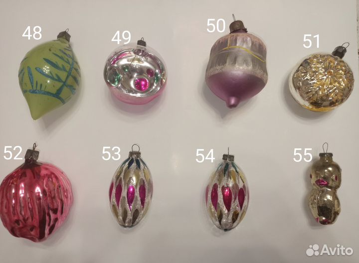 Елочные игрушки СССР