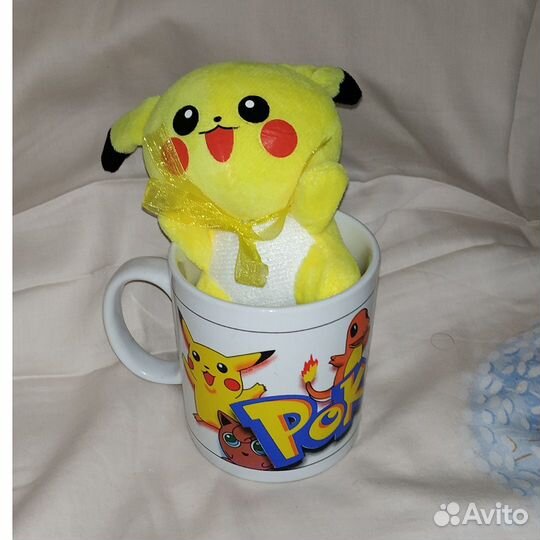 Кружка с игрушкой покемон Pokémon