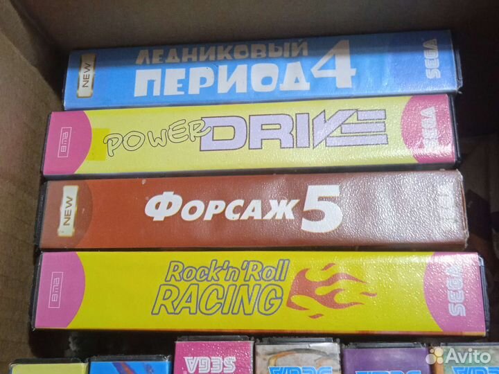 Катриджи Sega в ассортименте (Новые, Сборники игр)