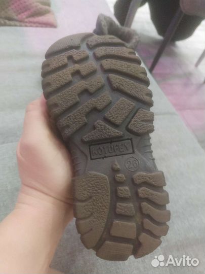 Зимние ботинки котофей 26 размер