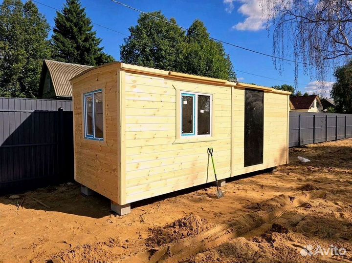 Бытовка вагончик из дерева