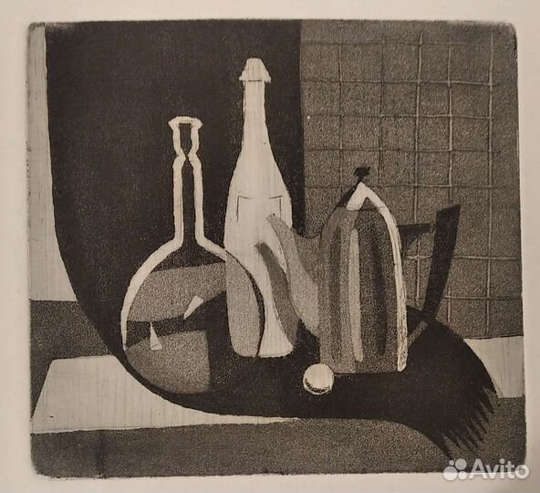 Картина офорт натюрморт