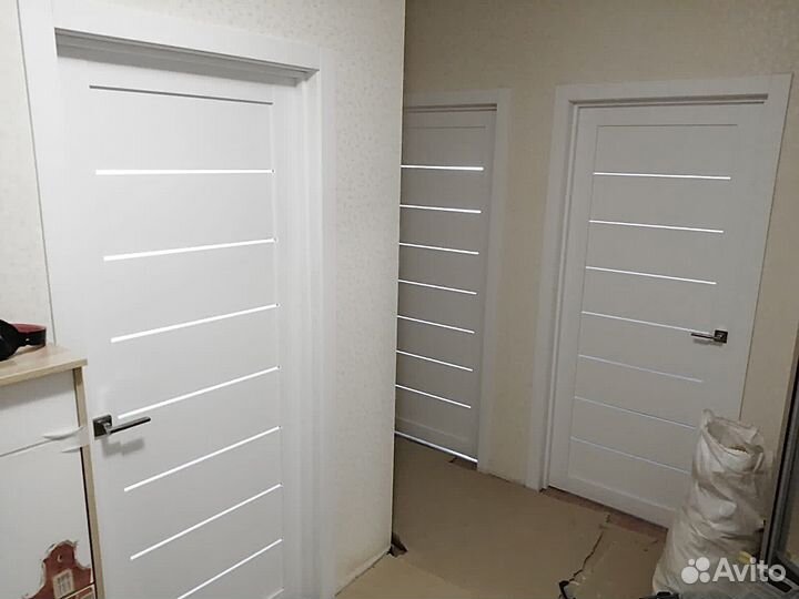 Двери межкомнатные белые