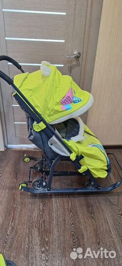 Детские санки коляска ника kids