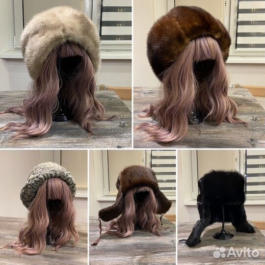 Шапка зимняя меховая ушанка женская мужская мех