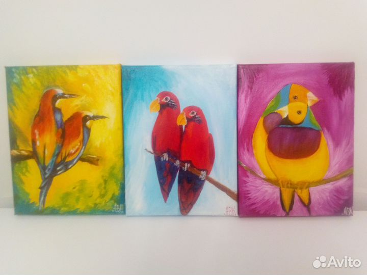 Картины птиц
