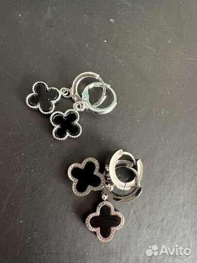 Серьги ван клиф