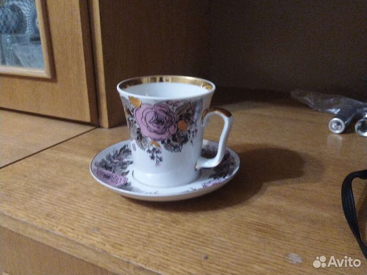 Чашка с блюдцем лфз