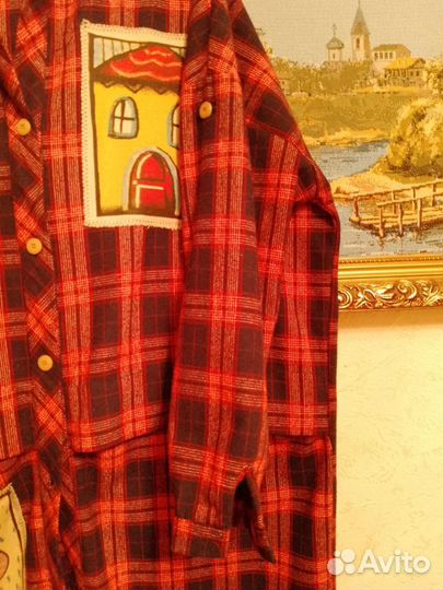 Теплая рубашка