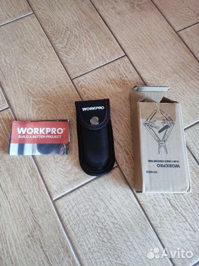 Мультитул workpro 15 в 1 легированная сталь