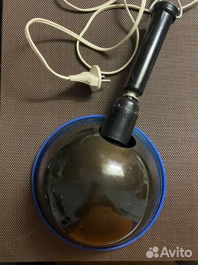 Синняя лампа медицинская. Рефлектор Минина