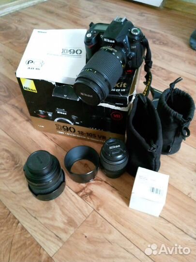 Nikon D90 + 3 объектива