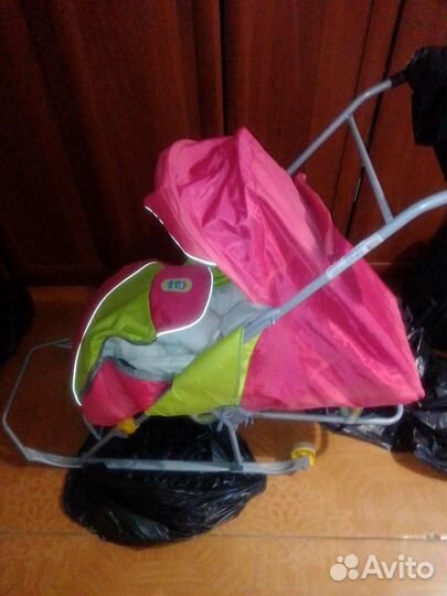 Детские санки с колесами