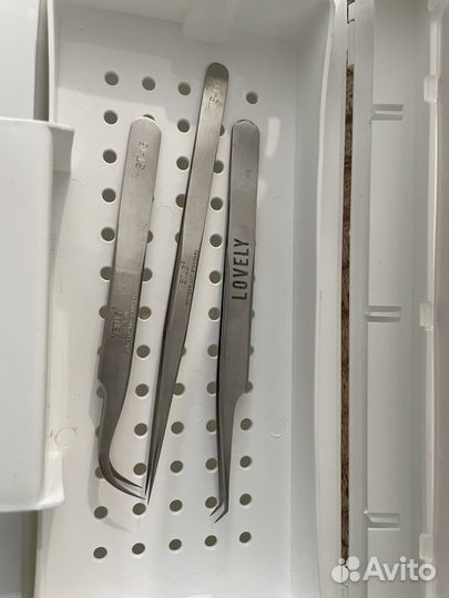 Пинцет для наращивания ресниц