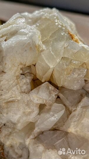 Кварц с горным хрусталем